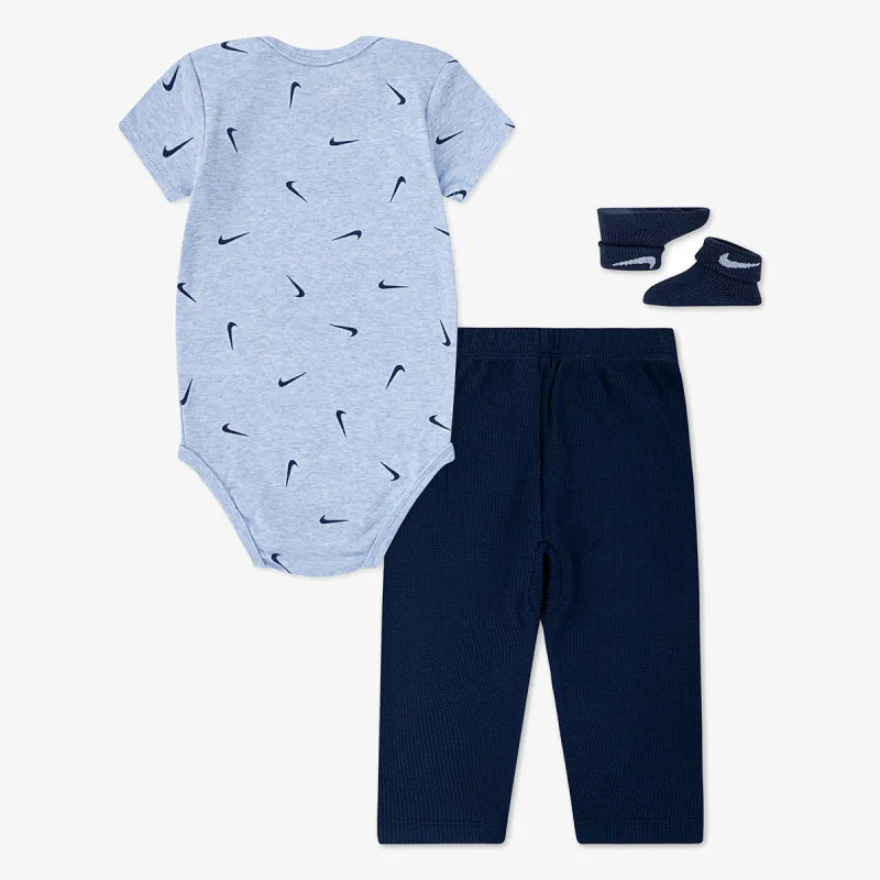 NIKE Set NHN 3PK BODYSUIT & WAFFLE PANT 