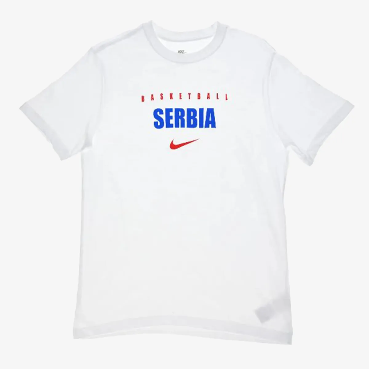 NIKE Majica S Y NK TM SS COTTON TEE-WHITE 