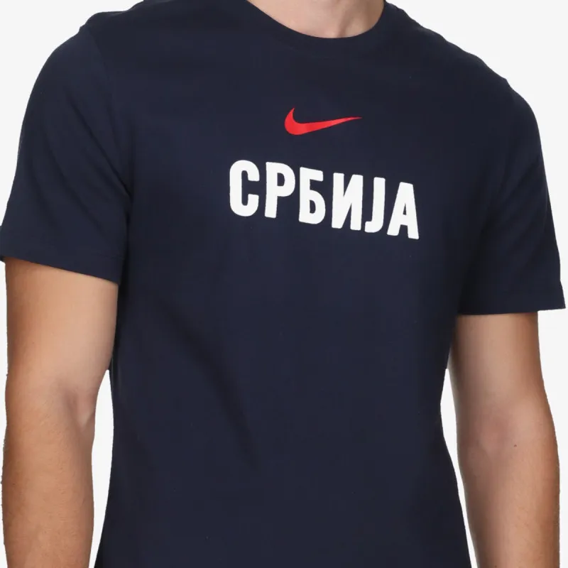 NIKE Majica S M NK TM SS COTTON TEE-OBSIDIAN