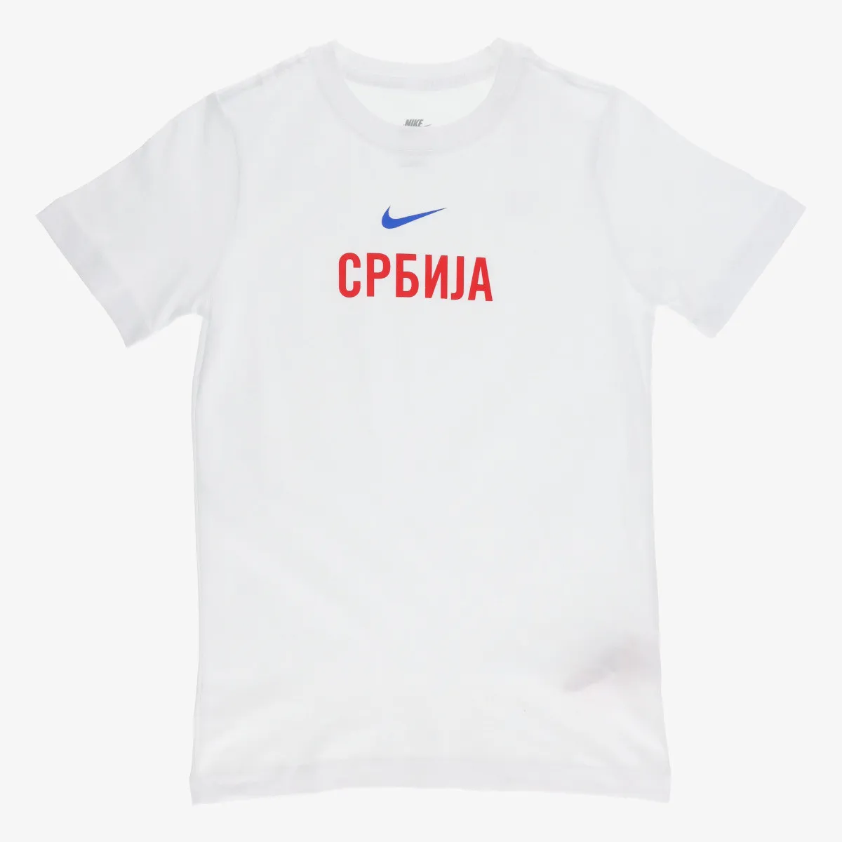 NIKE Majica S Y NK TM SS COTTON TEE-WHITE 