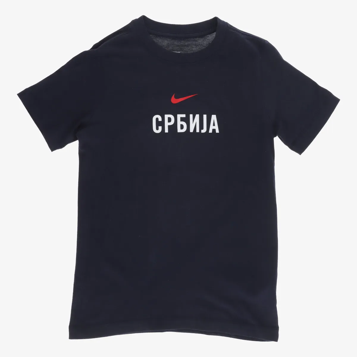 NIKE Majica S Y NK TM SS COTTON TEE-OBSIDIAN 
