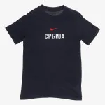 NIKE Majica S Y NK TM SS COTTON TEE-OBSIDIAN 
