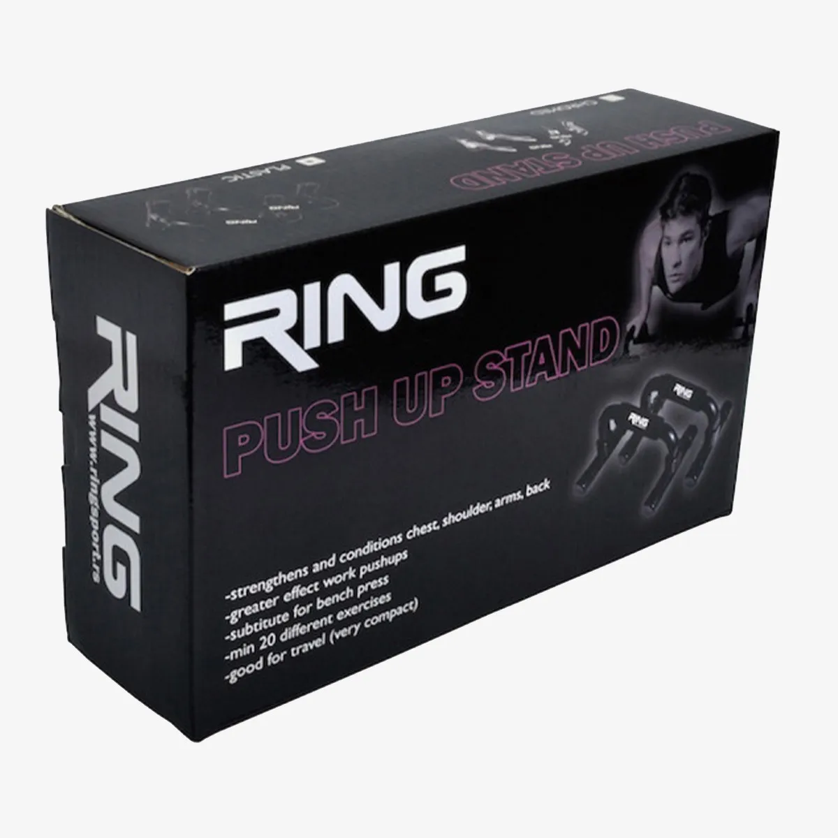 RING SPORT Rukohvat za sklekove Push-up Bars