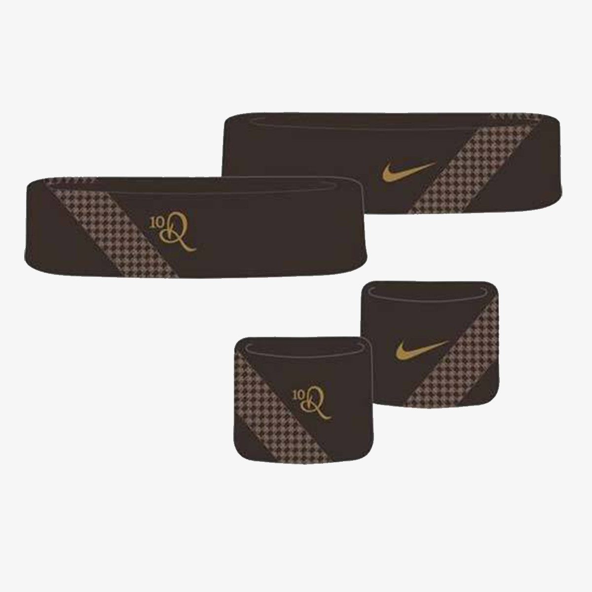 NIKE Znojnica RONALDINHO WRIST & HEADBAND SET