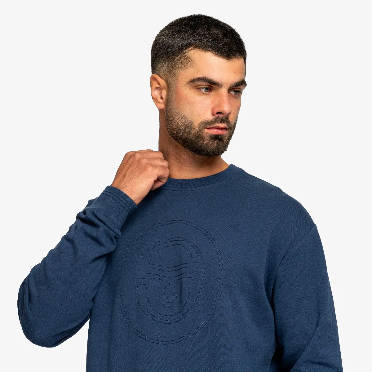 SERGIO TACCHINI Dukserica MONOGRAMMA CREWNECK 