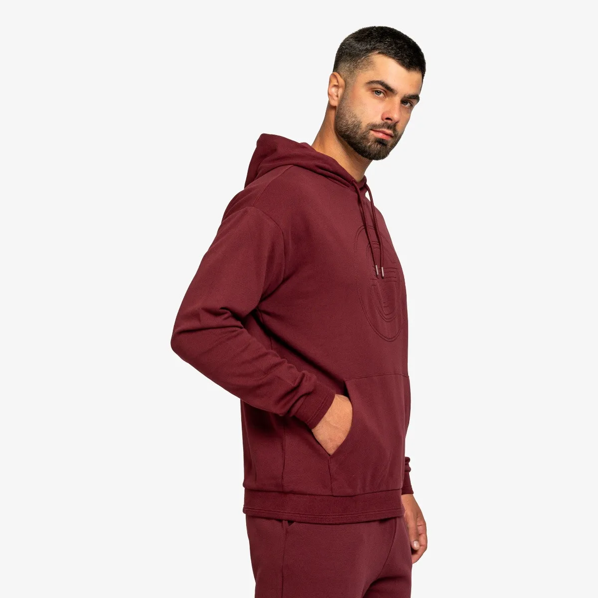 SERGIO TACCHINI Dukserica MONOGRAMMA HOODY 