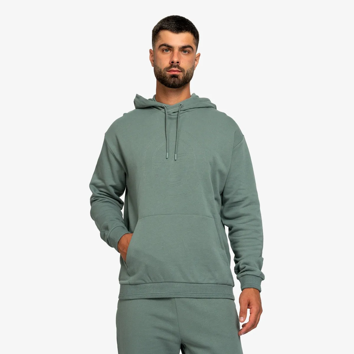 SERGIO TACCHINI Dukserica MONOGRAMMA HOODY 