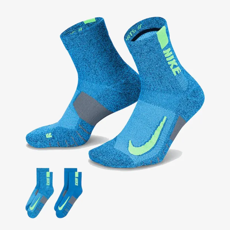 NIKE ČARAPE U NK MLTPLIER ANKLE 2PR - 144