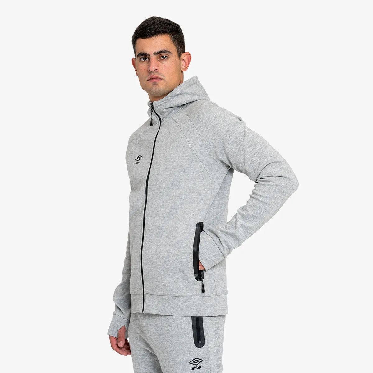 UMBRO Dukserica LOGO FULL ZIP HOODIE 