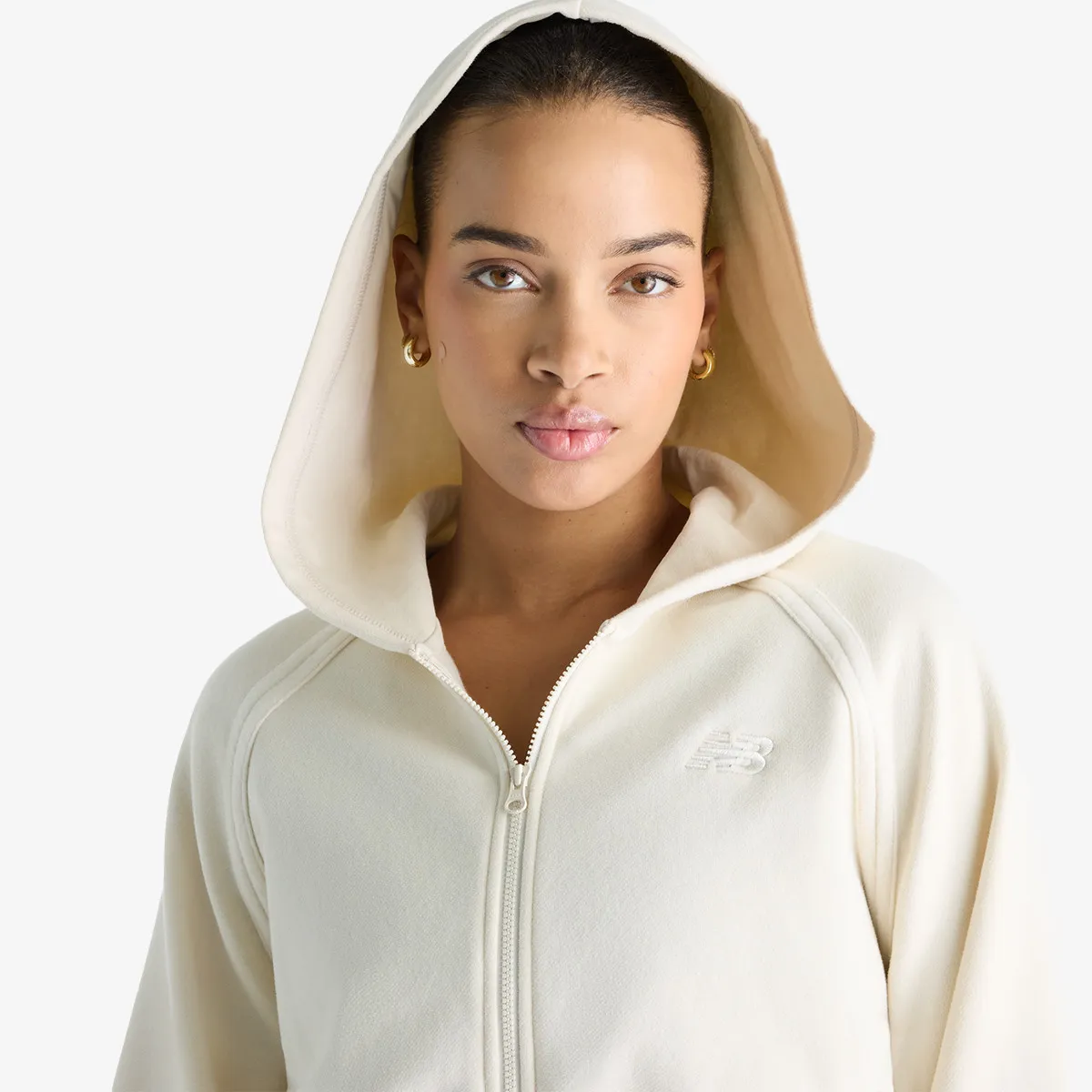 NEW BALANCE Dukserica Brushed Coastal Fleece Full Zip 