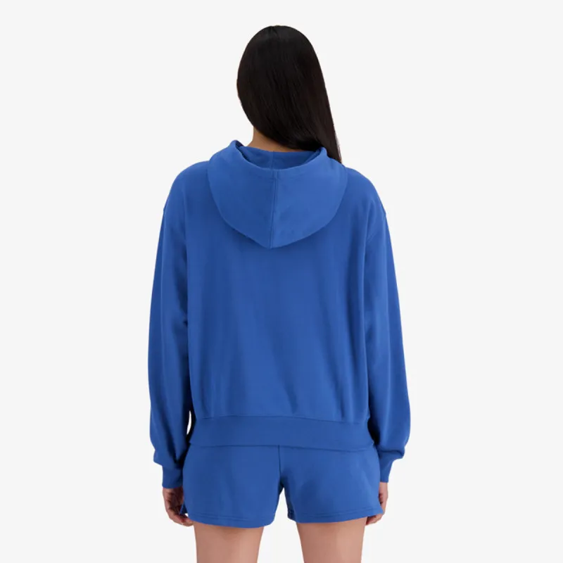 NEW BALANCE Dukserica FRENCH TERRY SMALL LOGO HOOD