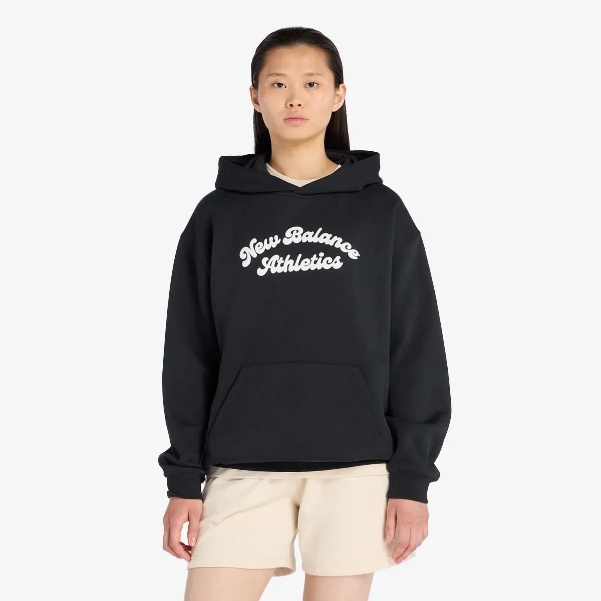 NEW BALANCE Dukserica Linear Heritage Fleece Long Hoodie
