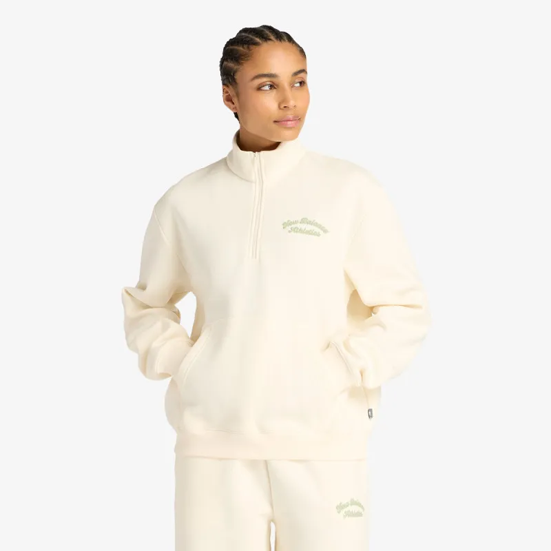 NEW BALANCE Dukserica Linear Heritage Fleece Half Zip