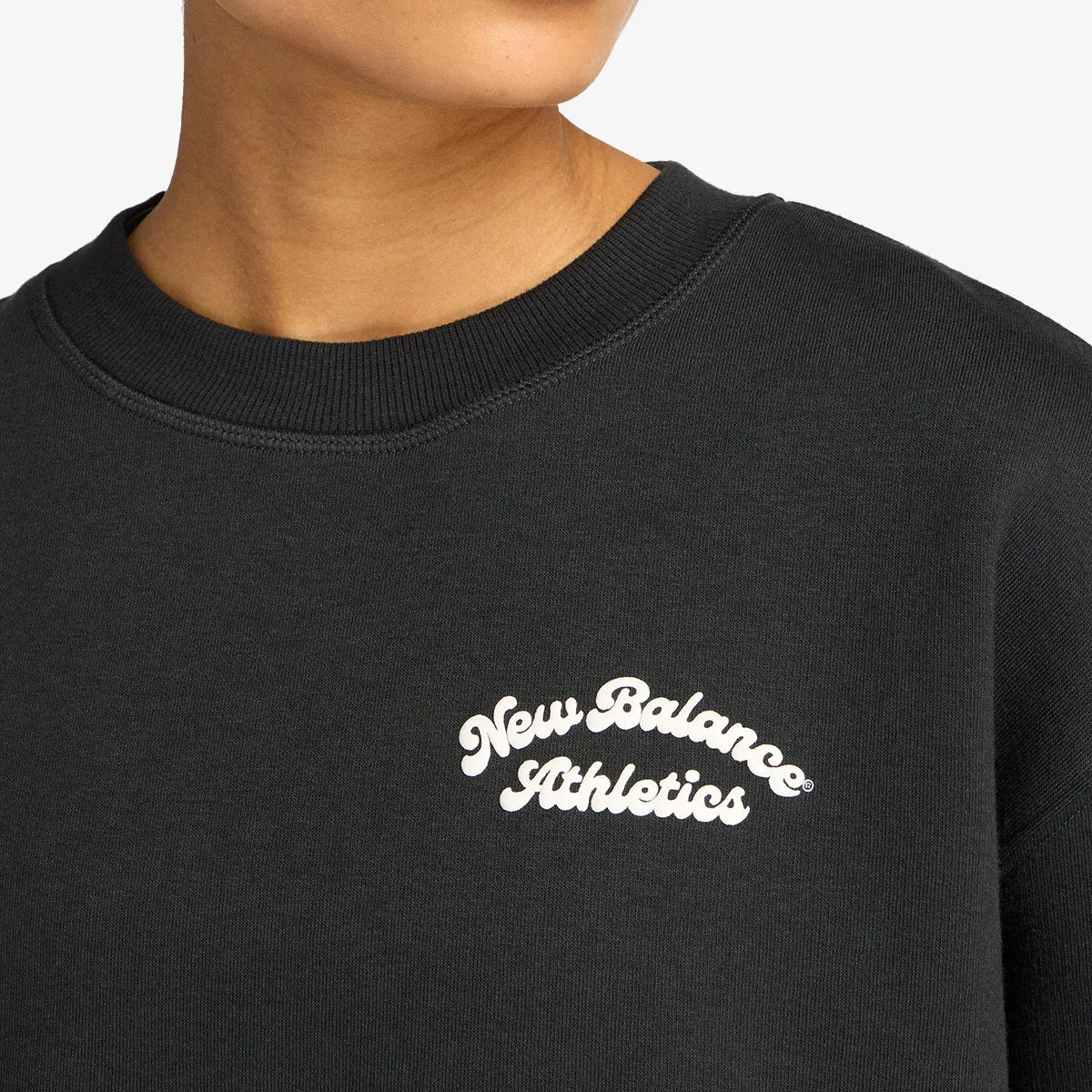 NEW BALANCE Dukserica Linear Heritage Fleece Crew