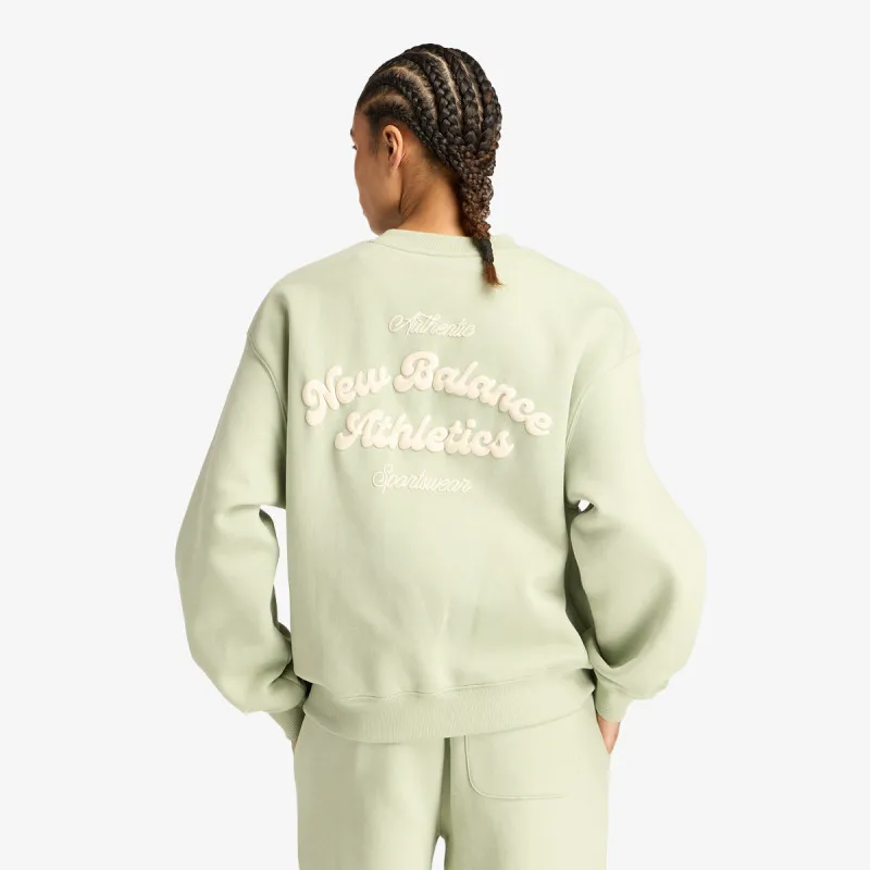 NEW BALANCE Dukserica Linear Heritage Fleece Crew 