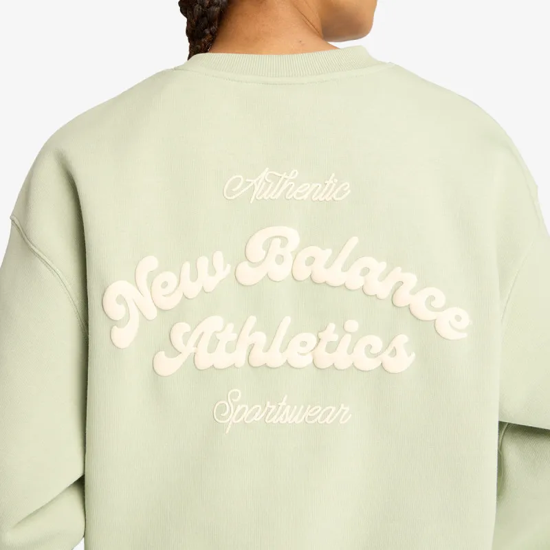 NEW BALANCE Dukserica Linear Heritage Fleece Crew 