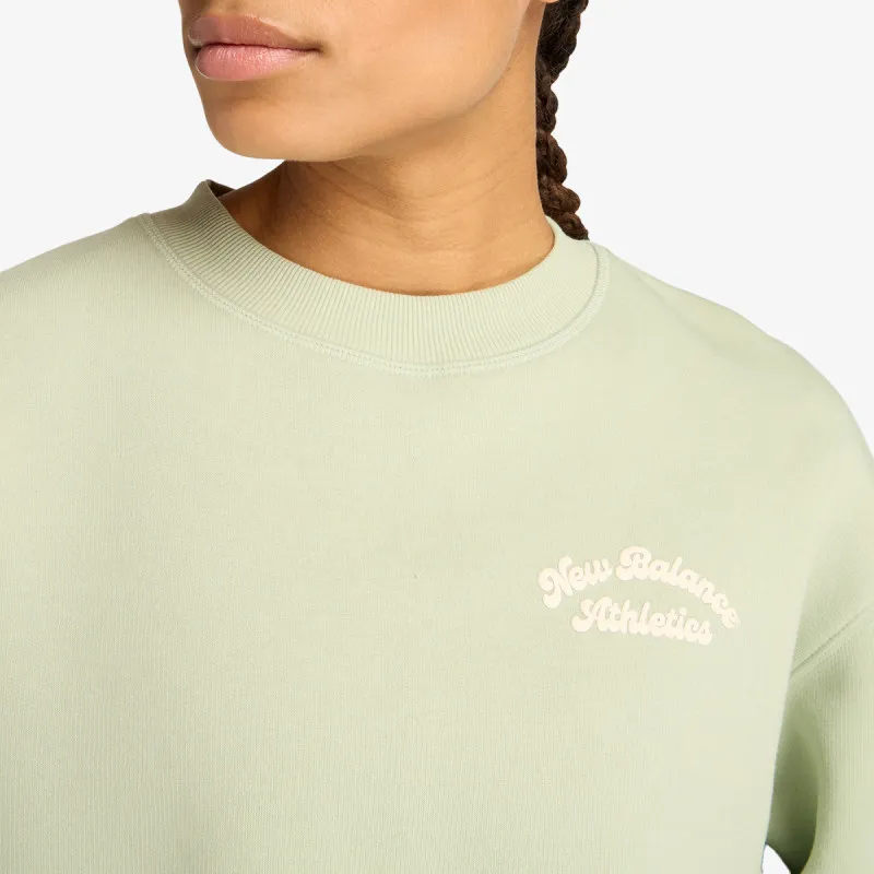 NEW BALANCE Dukserica Linear Heritage Fleece Crew 