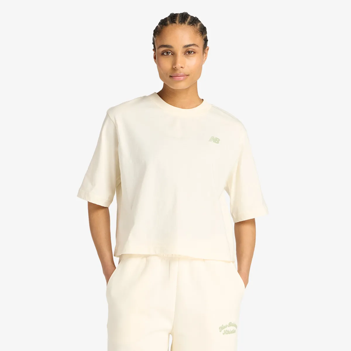 NEW BALANCE Majica Linear Heritage Relaxed T-Shirt