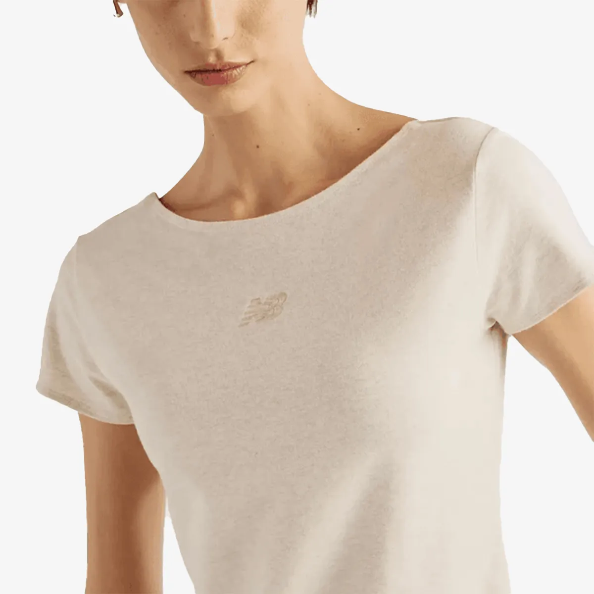 NEW BALANCE Majica Open-Back Fitted T-Shirt 